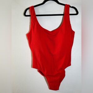J.Crew Red One Piece Swimsuit size 12 NWT